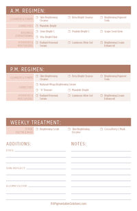 Pigmentation Solutions Prescription Recommendation Pads