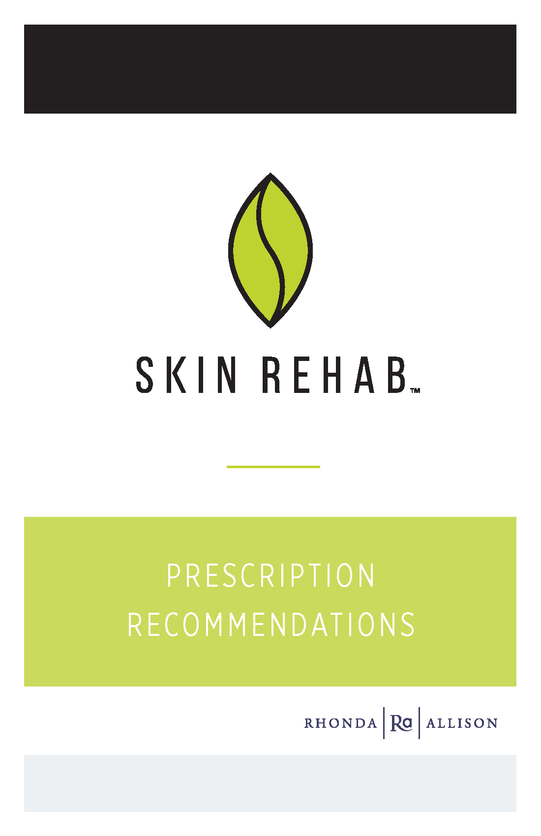 Skin Rehab Prescription Recommendation Pads
