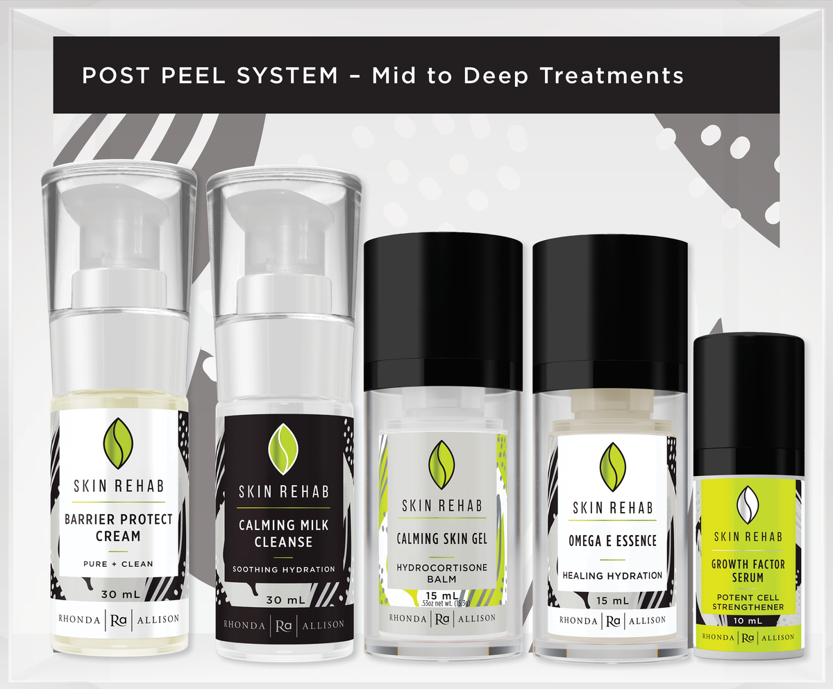 Post Peel System Calming Milk/GF Serum - Mid to Deep