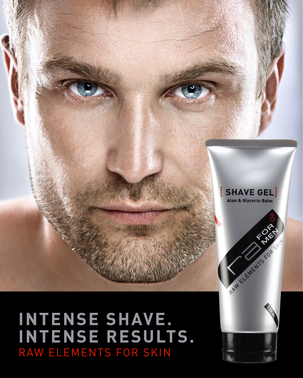 RA for Men Shave Gel 8 x 10 FRAMEABLE SMALL POSTER