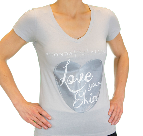 Love Your Skin T-Shirt Gray