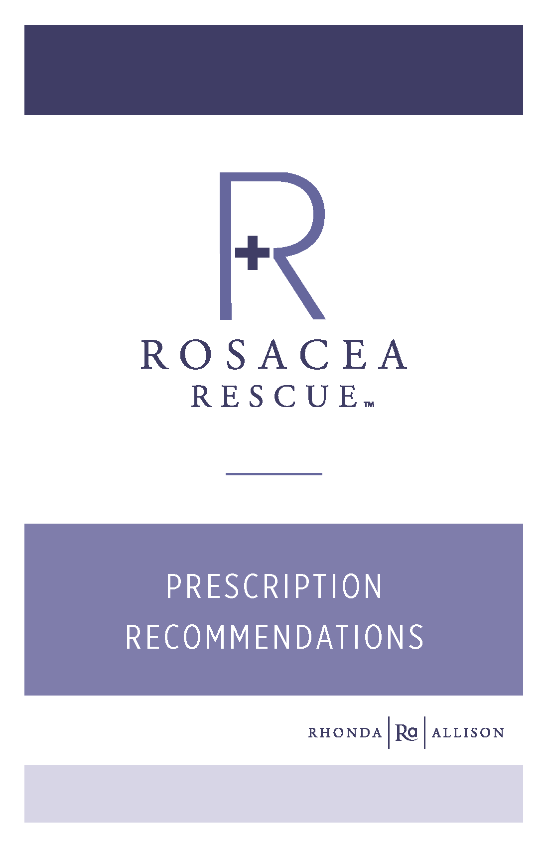 Rosacea Rescue Prescription Recommendation Pads
