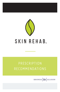 Skin Rehab Prescription Recommendation Pads