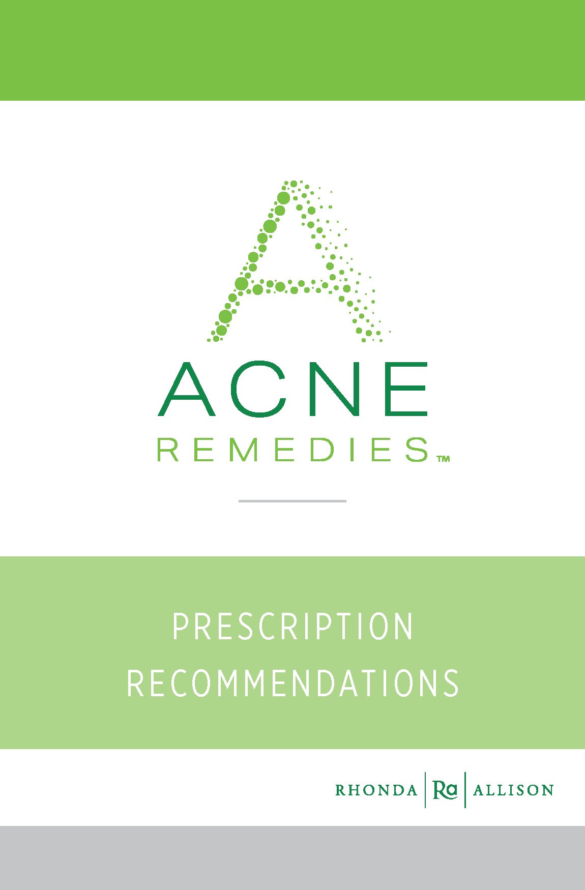 Acne Remedies Prescription Recommendation Pads